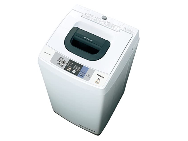 日立単身用洗濯機NW-50B-W
