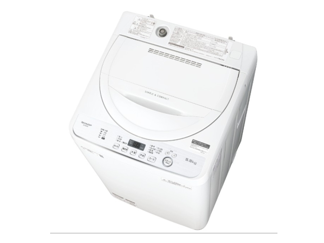 シャープ単身用洗濯機ES-GE5D